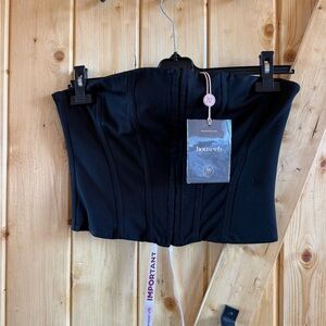 House of CB Black Corset Top
